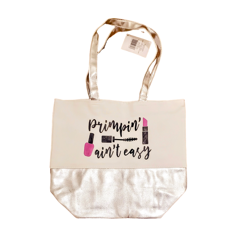 Thumbnail: Primpin Aint Easy Tote W/ Make-Up Bag