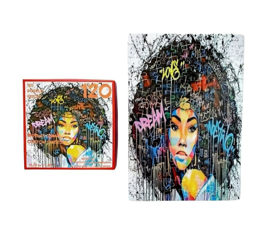 Afro Dream 120 Piece Fashion Jigsaw Puzzle