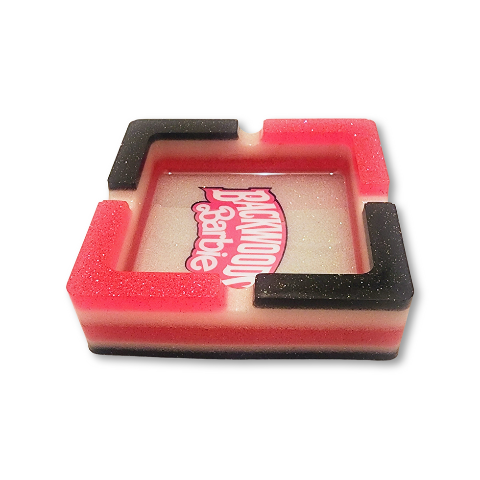 Thumbnail: Backwoods Barbie Resin Ashtray Set