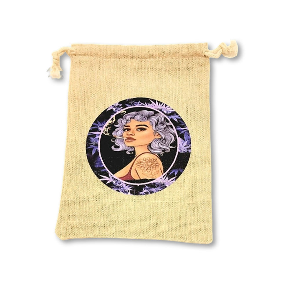 Thumbnail: Stoner Girl Smoke Tote Bag