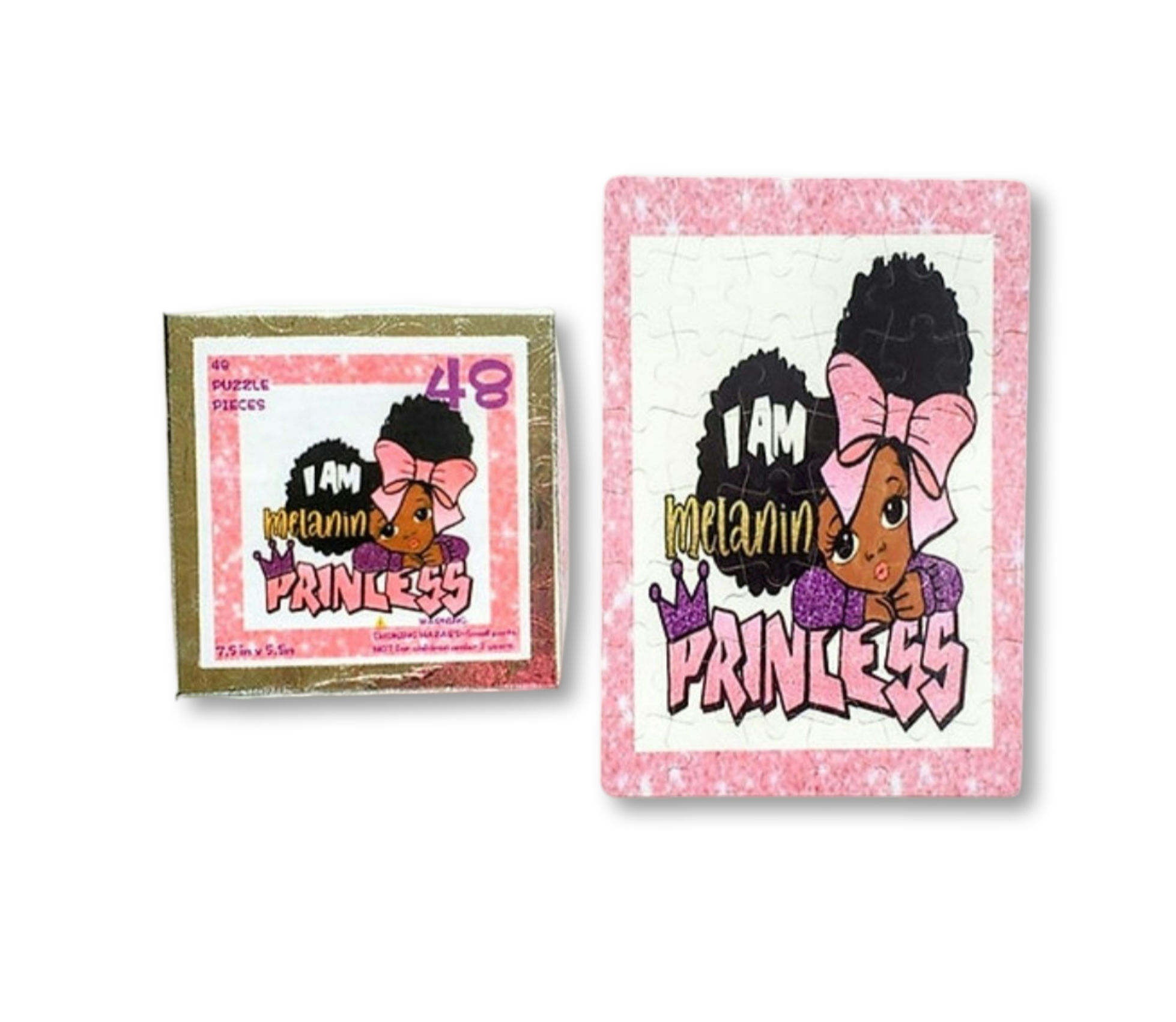 I Am Melanin 48 Piece Fashion Jigsaw Puzzle