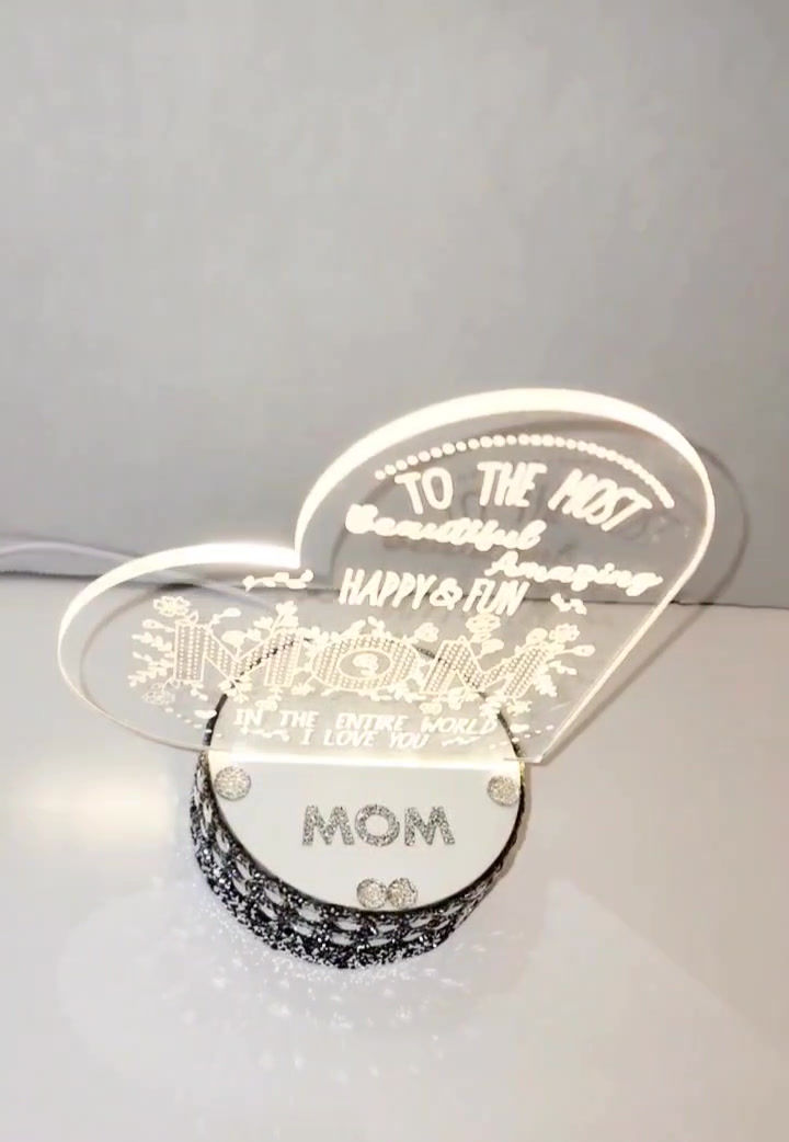 Thumbnail: Mom Bling LED Night Light Lamp
