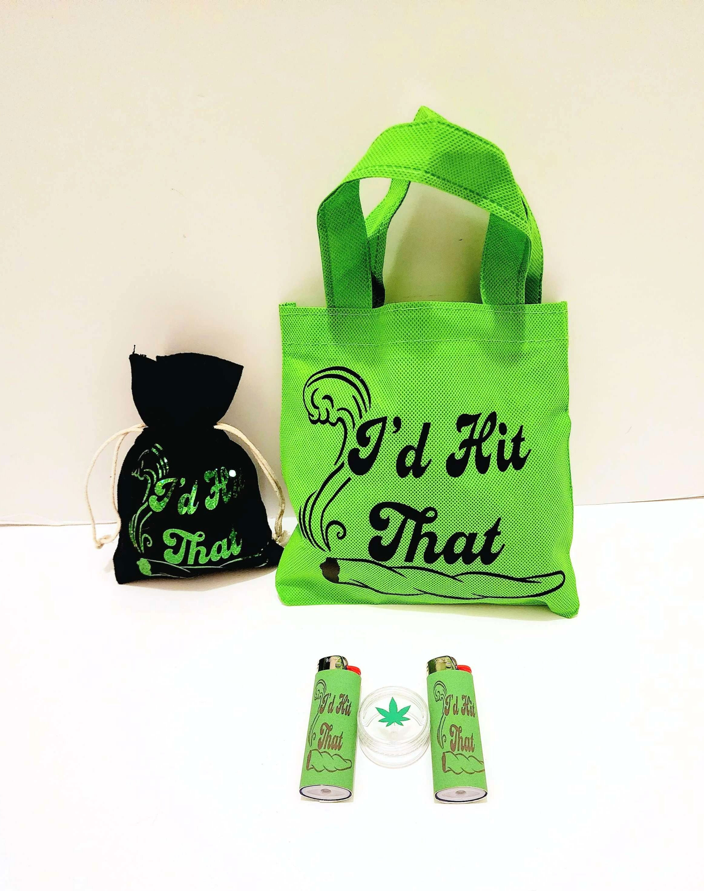 "I'd Hit That" Fabric Smoke Tote Bag Set