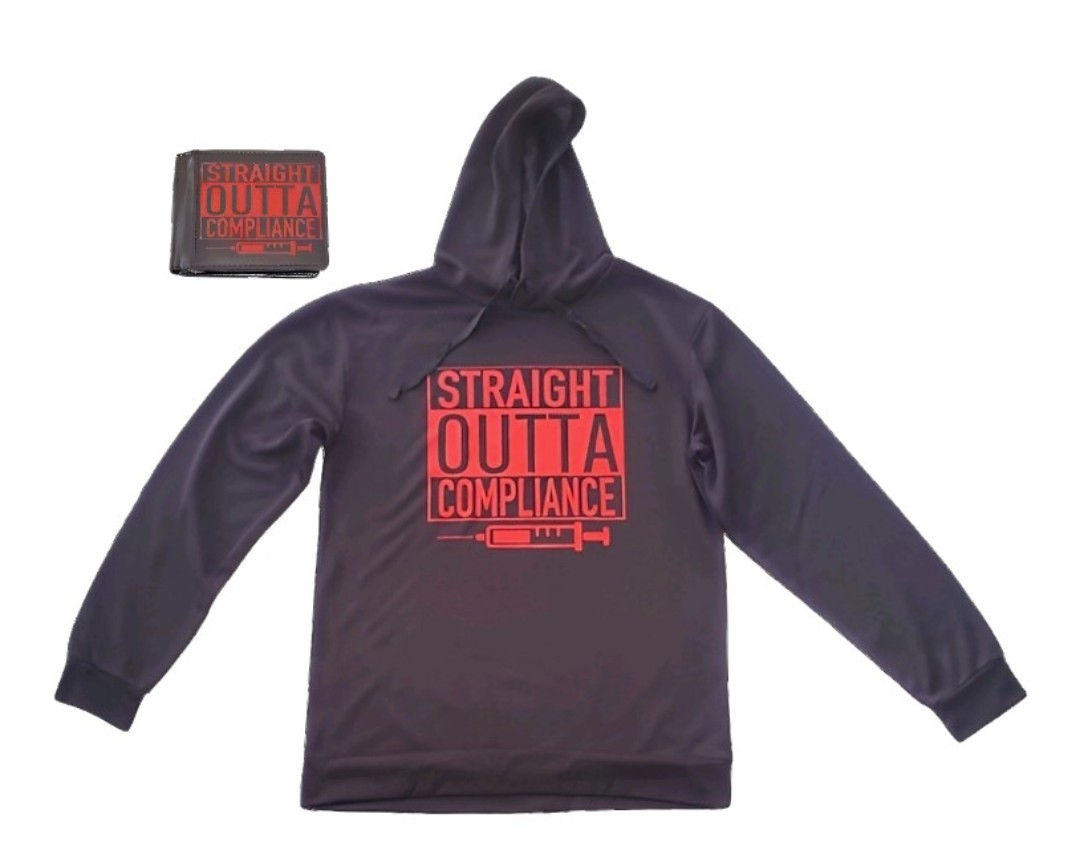Compliance Lightweight Hoodie W/ Matching Wallet  Size L