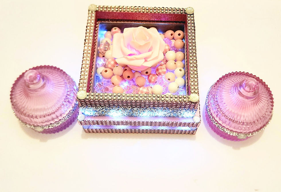 Thumbnail: Bling Table Centerpiece Set W/Lights