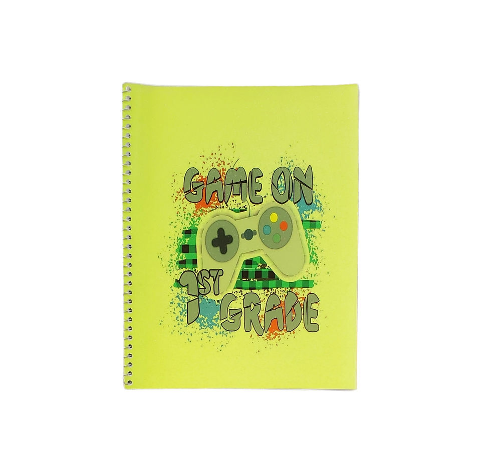 Thumbnail: Boys Fashion Spiral Notebook Set Of 2