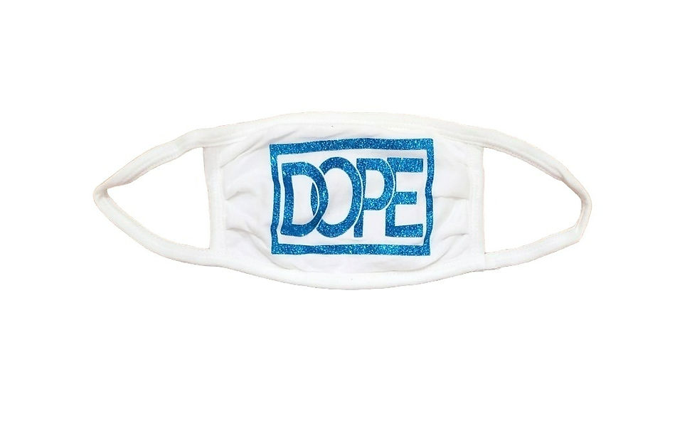 Thumbnail: DOPE Glitter Cali Crop Top T-Shirt W/Mask Size L