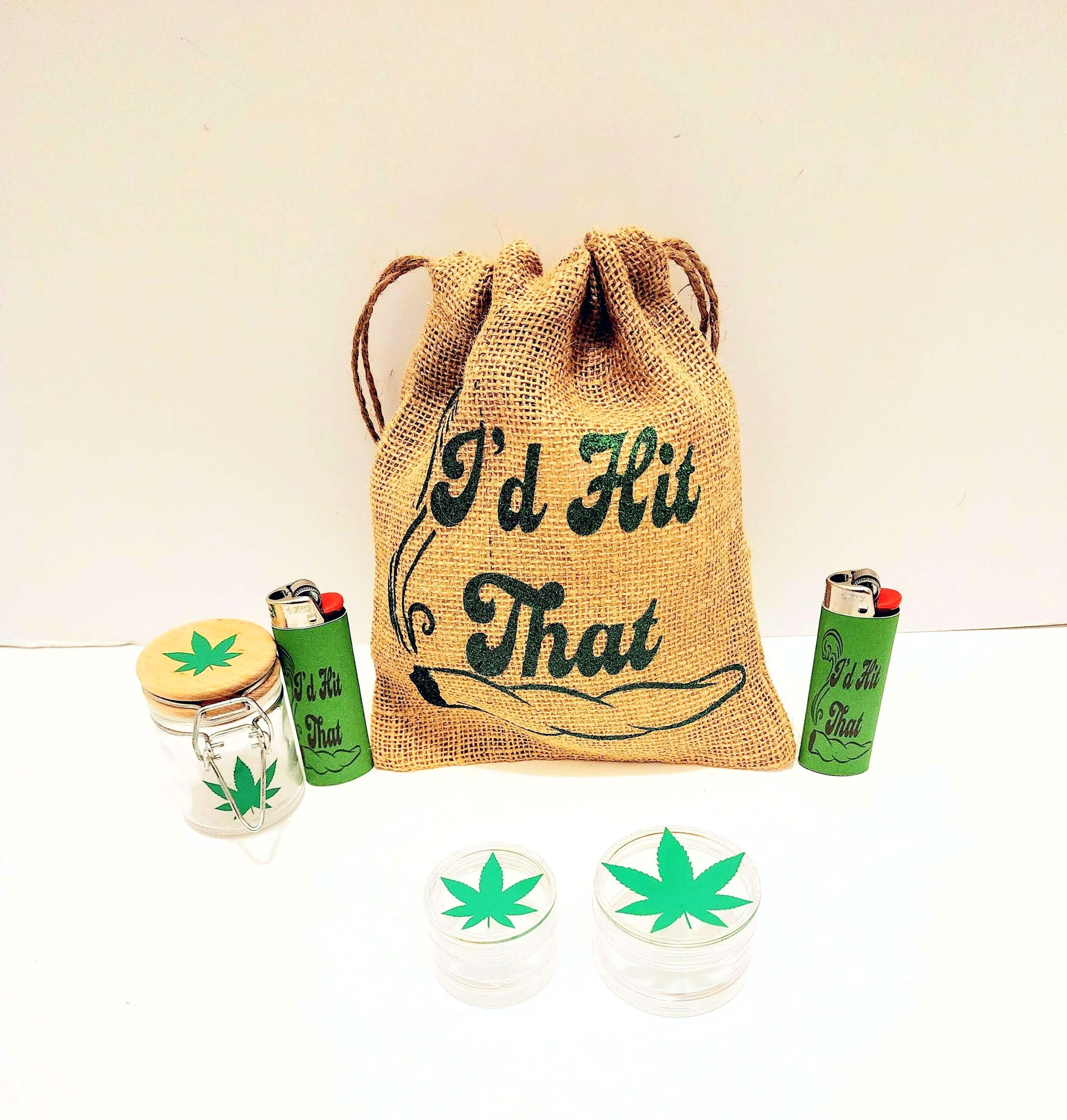 "I'd Hit That" Accessory Smoke Tote Bag Set