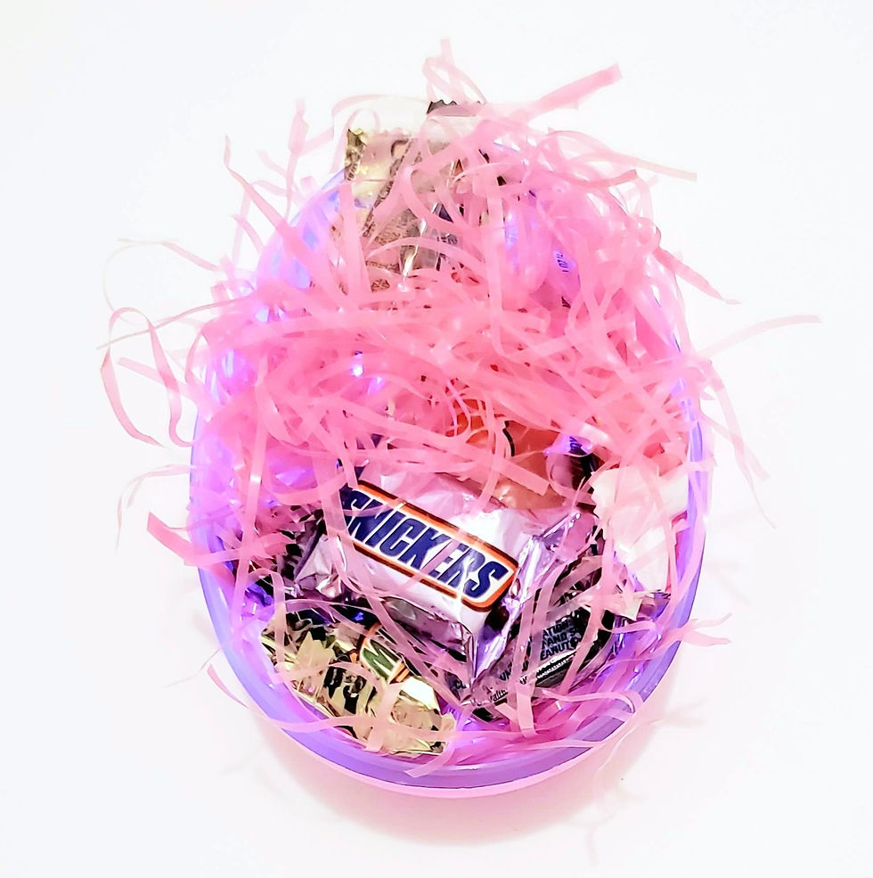 Thumbnail: Girl's Bling Happy Easter Basket W/Lights