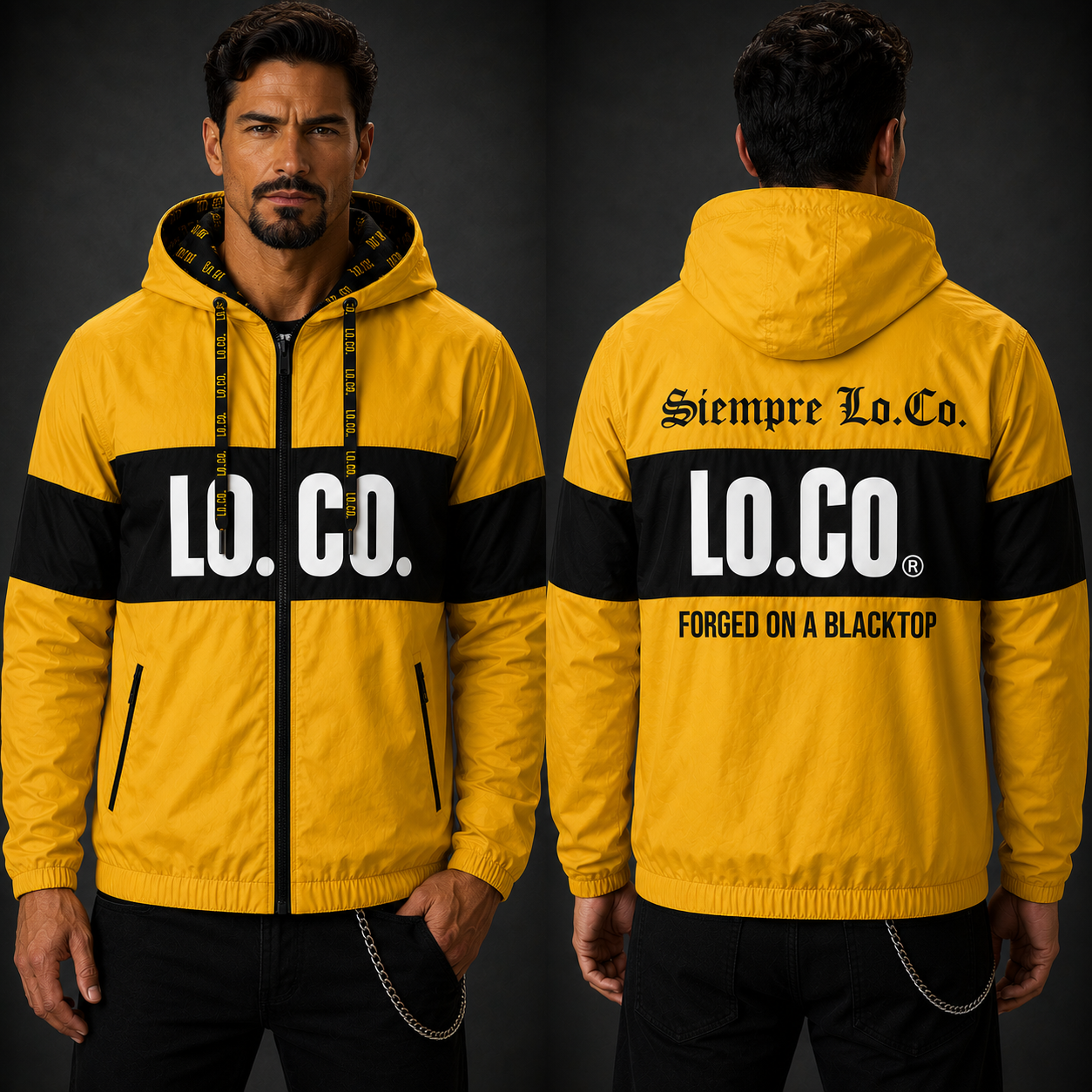 Corta Vento Siempre Lo.Co. Amarelo