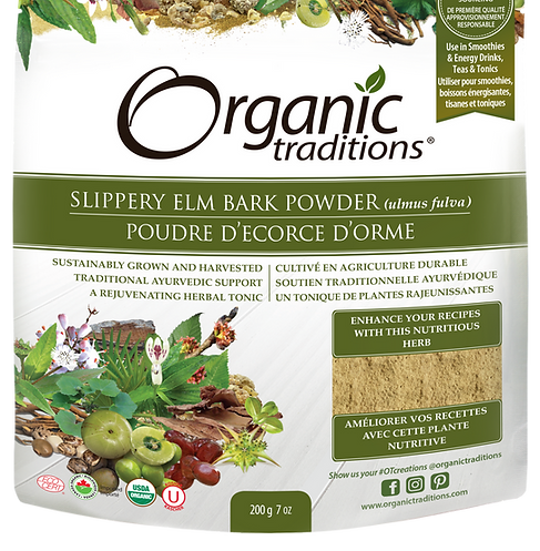 Slippery Elm Bark Powder - Organic Traditions