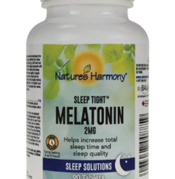 Melatonin 2mg - Natures Harmony