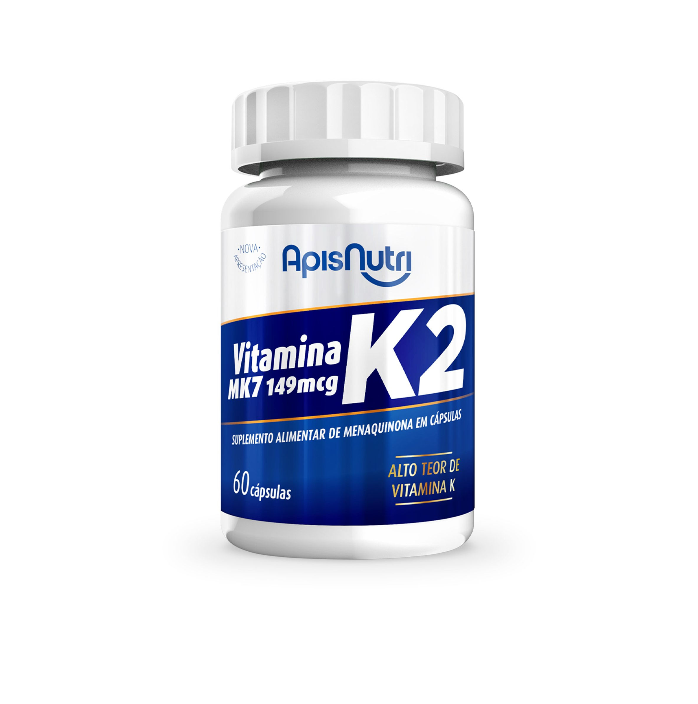 Vitamina K2 - 60 cáps. 280mg