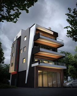 3D Πολυόροφο κτίριο