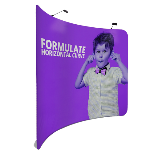 Formulate Curve - 2.4m, 3m or 6m Width - Graphics Included | Purple Print