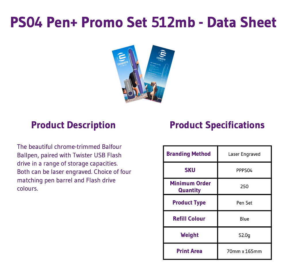 Thumbnail: Pen + USB Drive Promo Bundle | 512mb, 2gb, 8gb or 16gb