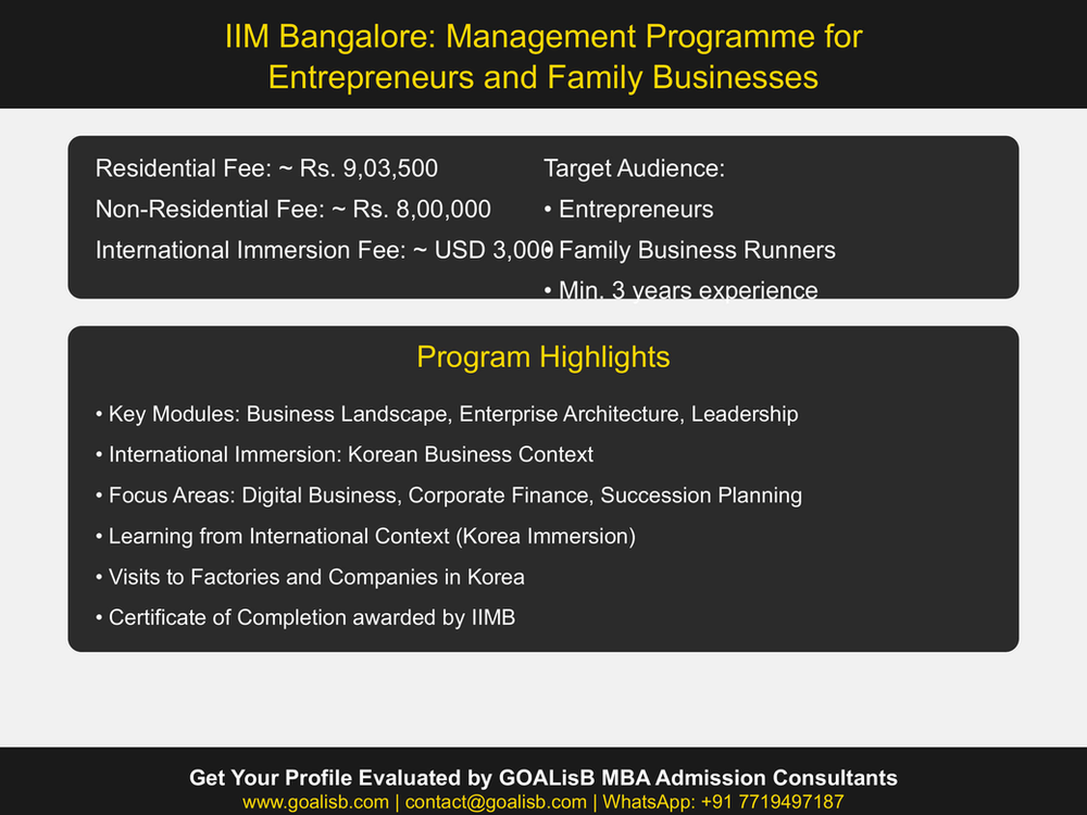 MBA in Family Business