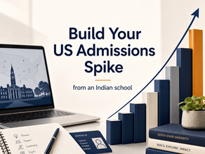 US admissions: how to build a spike from Indian school