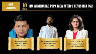 IIMA PGPX admits with GOALisB MBA Admission Consultant