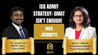 ISB admit strategy with GOALisB ISB admission consultants
