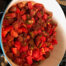 Pre Matbucha: Tomatoes from my Garden
