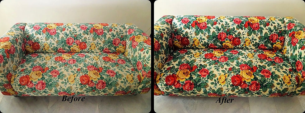 Before & After Cleaning sofa cleaning