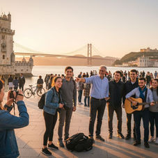 Lisbon landmarks, tourism, cityscape