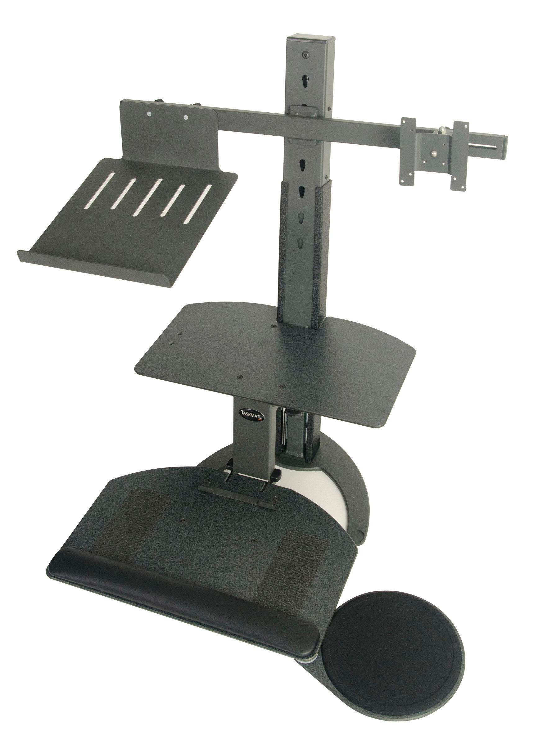 Taskmate Go w/ Laptop Holder and Single Monitor Sit-Stand Workstation - 93905