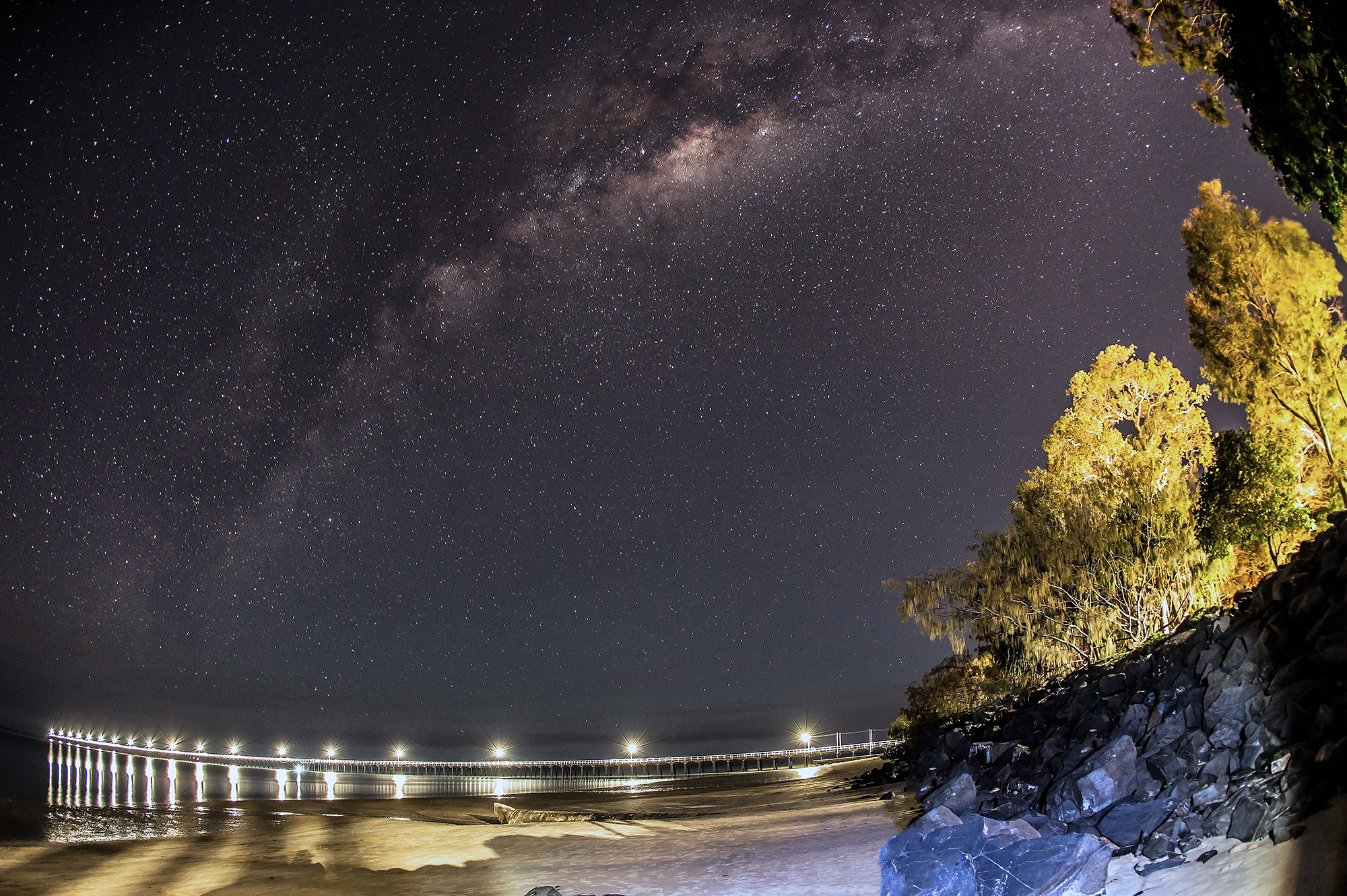 Winter Galaxy Rising