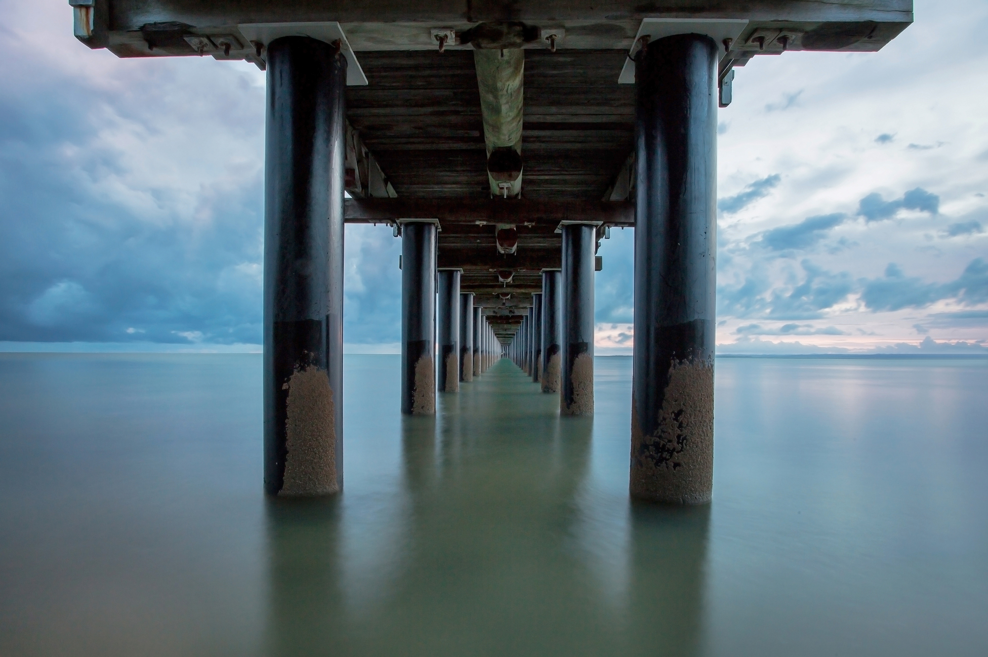 Underneath Urangan Pier