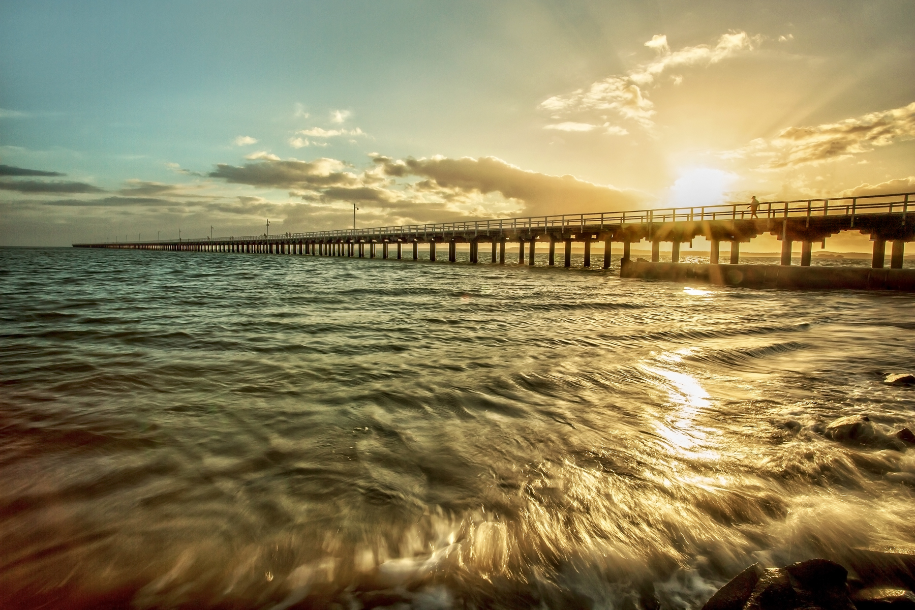 Rising Sun and Tide