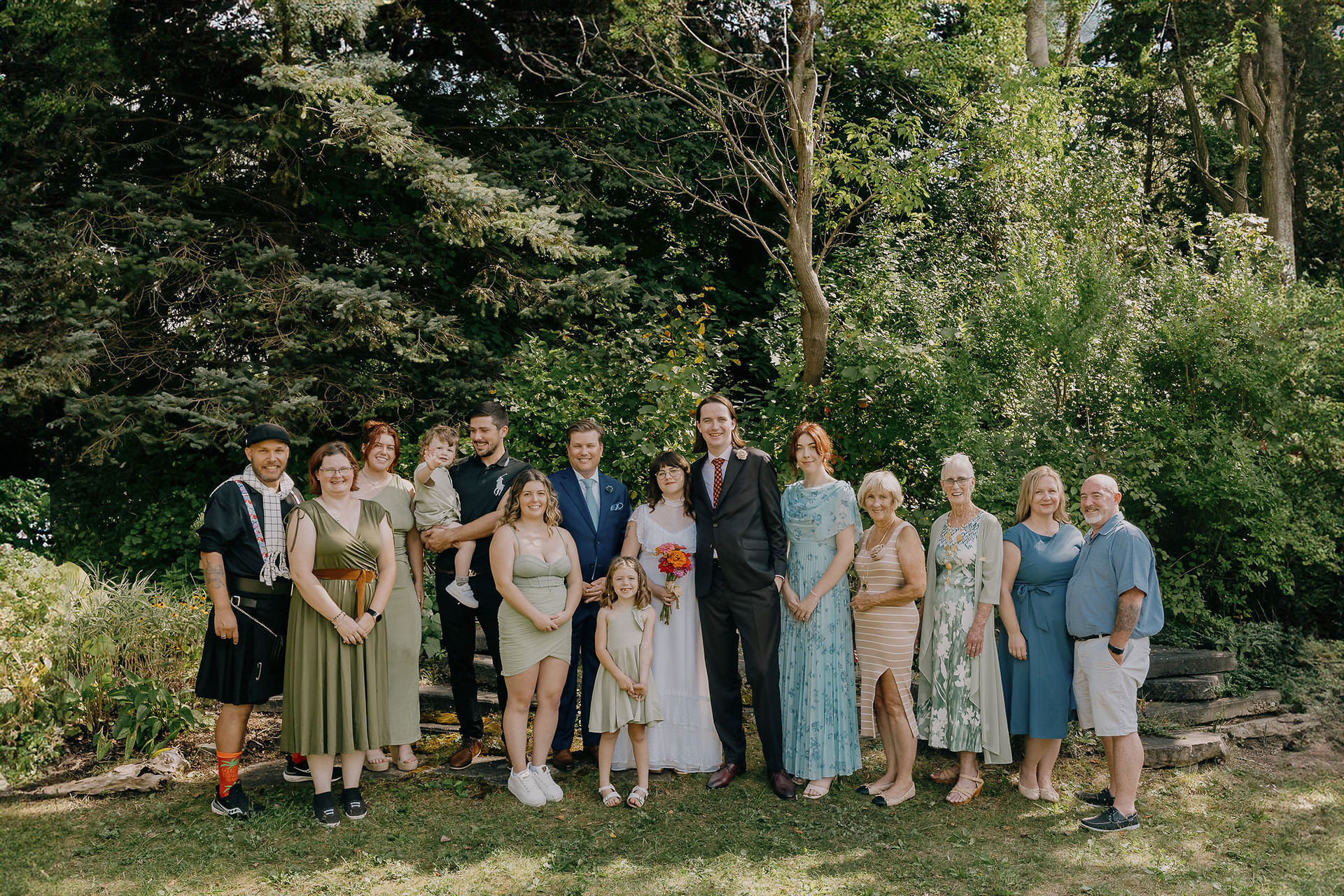 Editorial wedding photographer on Toronto Island