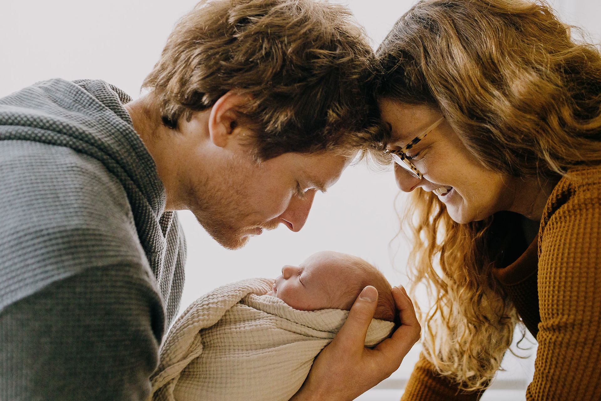 At-Home Newborn Family Photography Session in Revelstoke, British Columbia by photographer Christine Love Hewitt