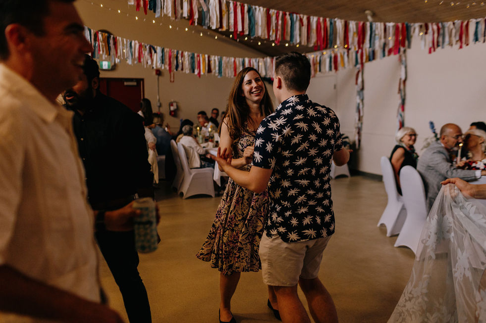 wedding reception at Crescent Heights Community Centre in Calgary Alberta