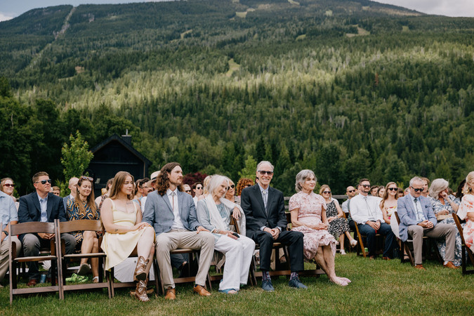 Wedding at Tammen Moki in Revelstoke British Columbia