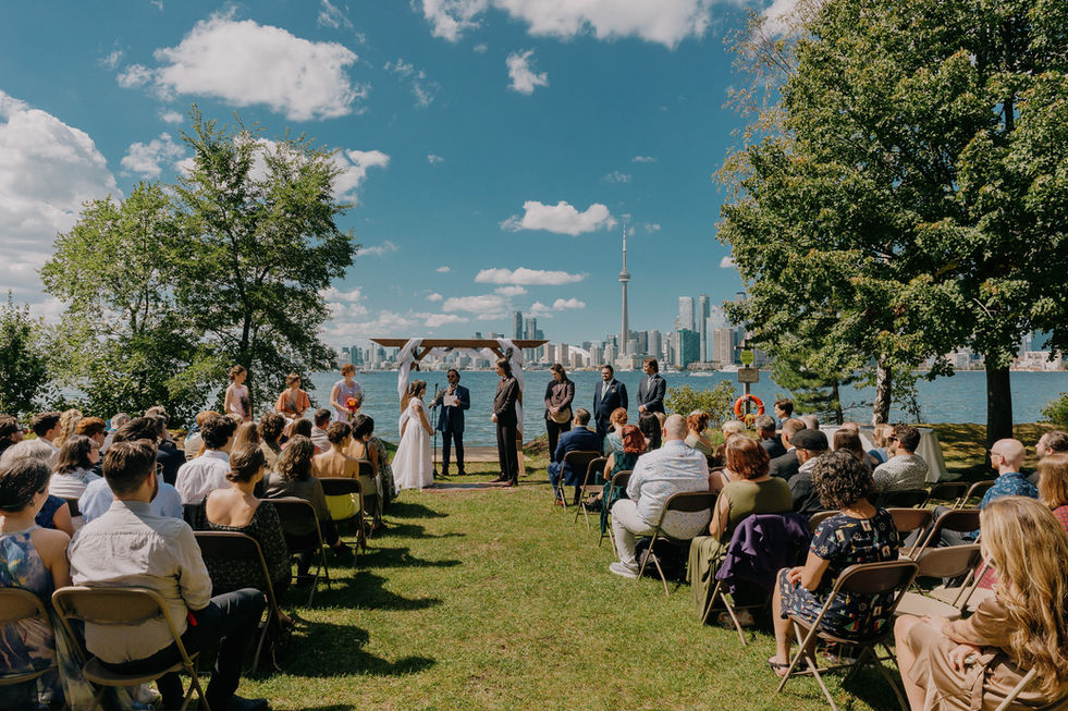 Toronto Island wedding at Algonquin Island Association