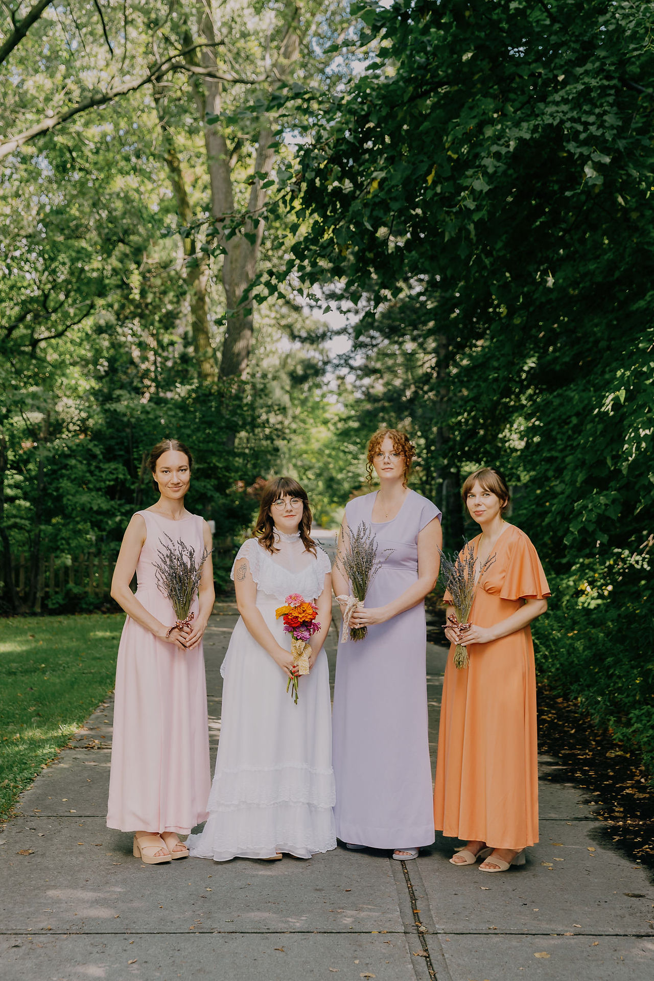 Editorial wedding photographer on Toronto Island