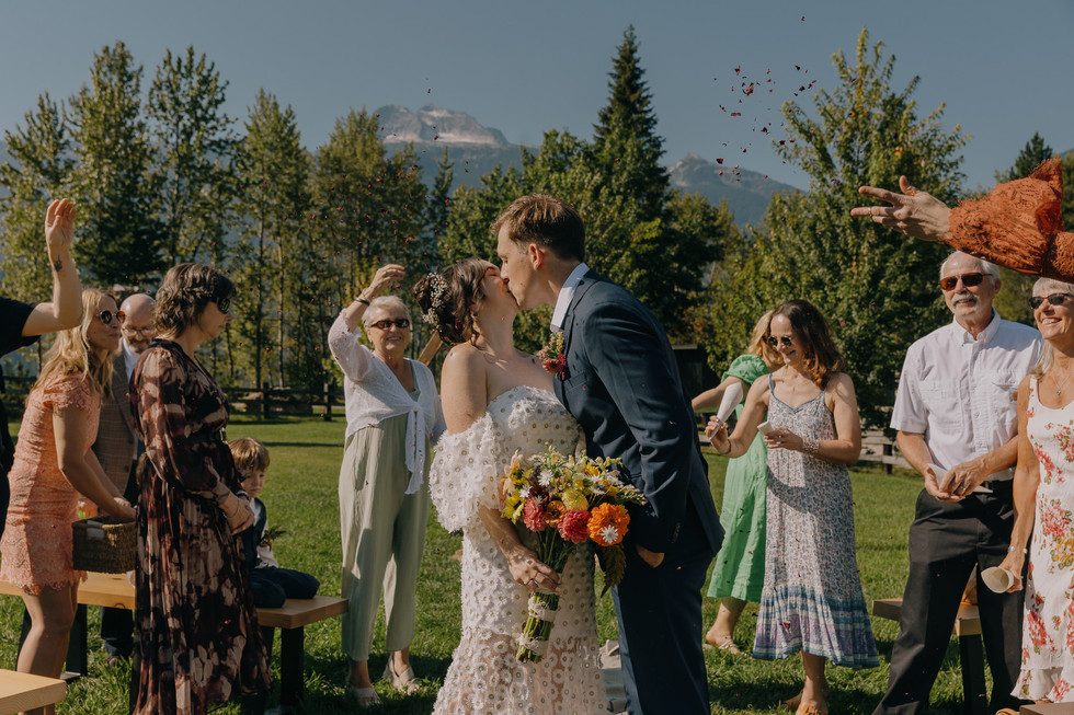 wedding at Tammen Mokki Black Barn Revelstoke British Columbia