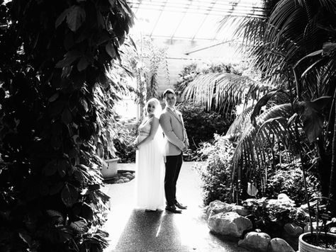 Cambridge Butterfly Conservatory Wedding Ceremony | Janet & Dylan