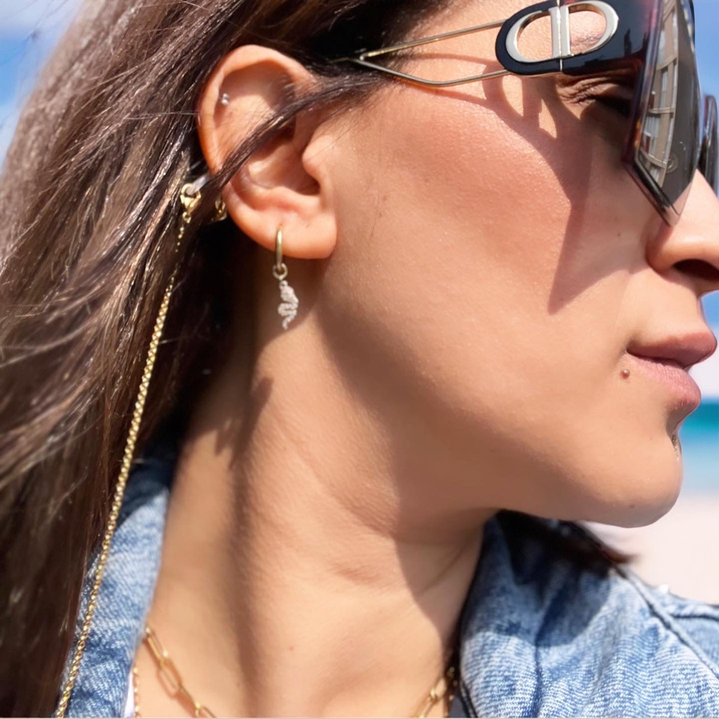 Chaîne lunette LOVE