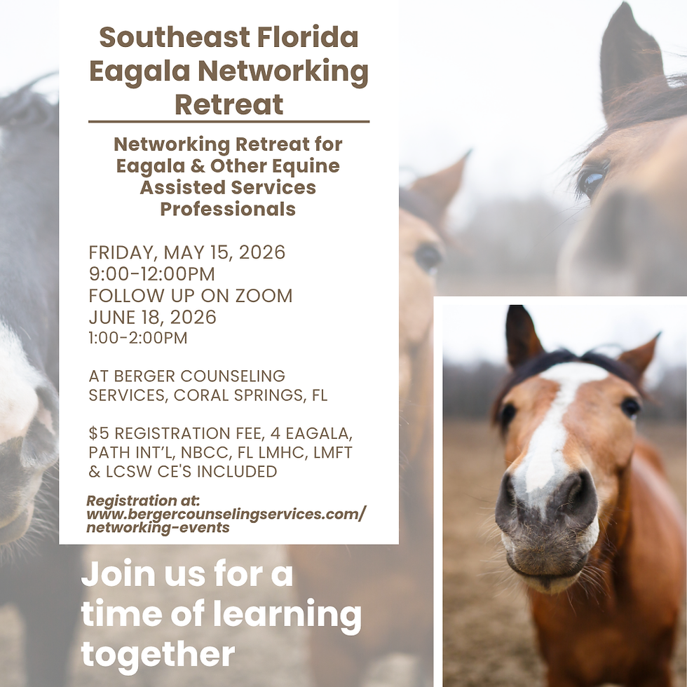 Southeast Florida Eagala Networking Retreat May 15, 2026