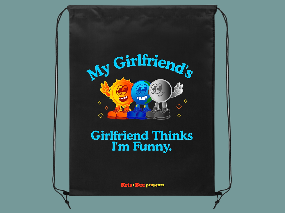 Thumbnail: My Girlfriend's Girlfriend Black Nylon Bag Front View