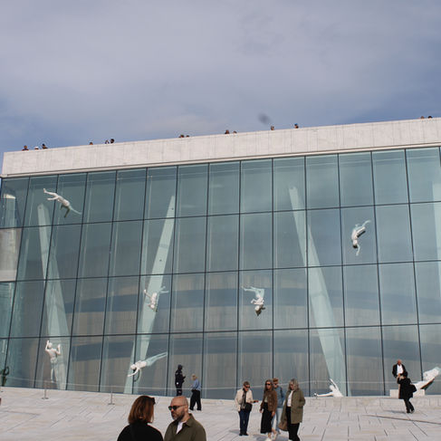 oslo opera house central fjord sauna