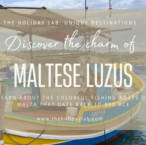 Visit Malta Things to See Luzzu Boats