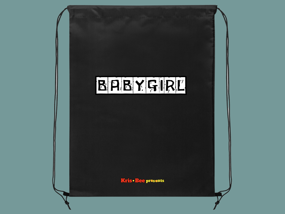 Thumbnail: BabyGirl Black Nylon Bag Front View