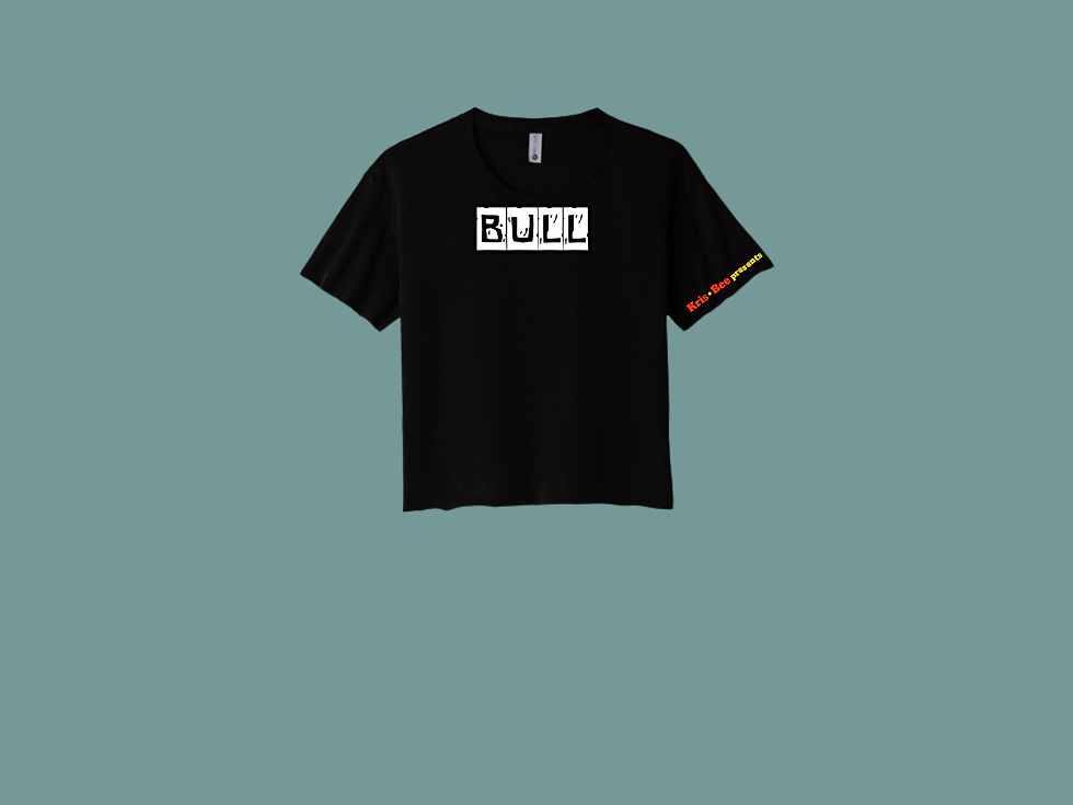 Thumbnail: Bull Black Crop Top Front View