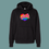 Thumbnail: Rainbow Riot Black Hoodie Front View