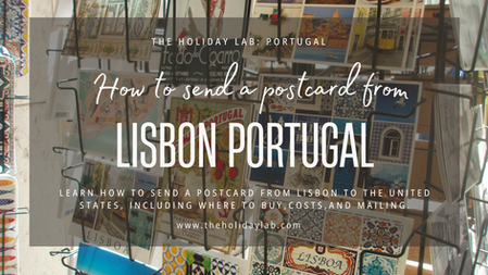 Postcard from Lisbon to the United States