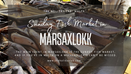 Malta's Marsaxlokk Sunday Fish Market