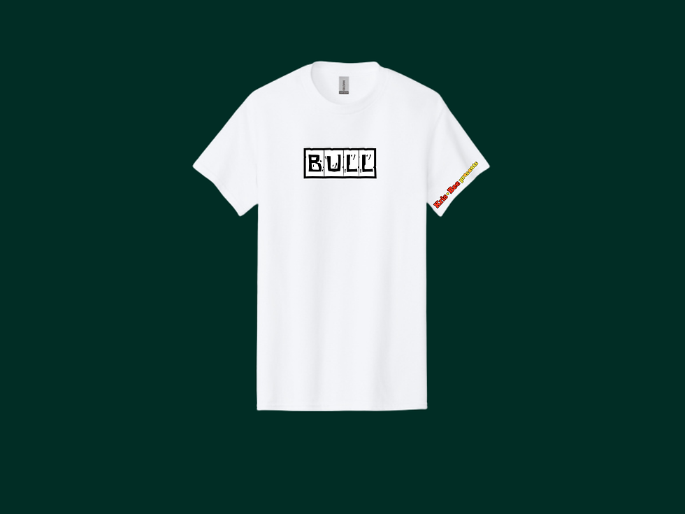 Thumbnail: Bull White T-Shirt Front View